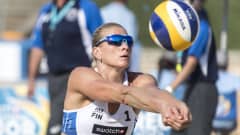 Beach volleyn EM: Behrens/Tillmann (GER) - Lehtonen/Ahtiainen (FIN)