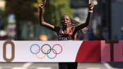 Maratonin kaksoisvoitto Keniaan