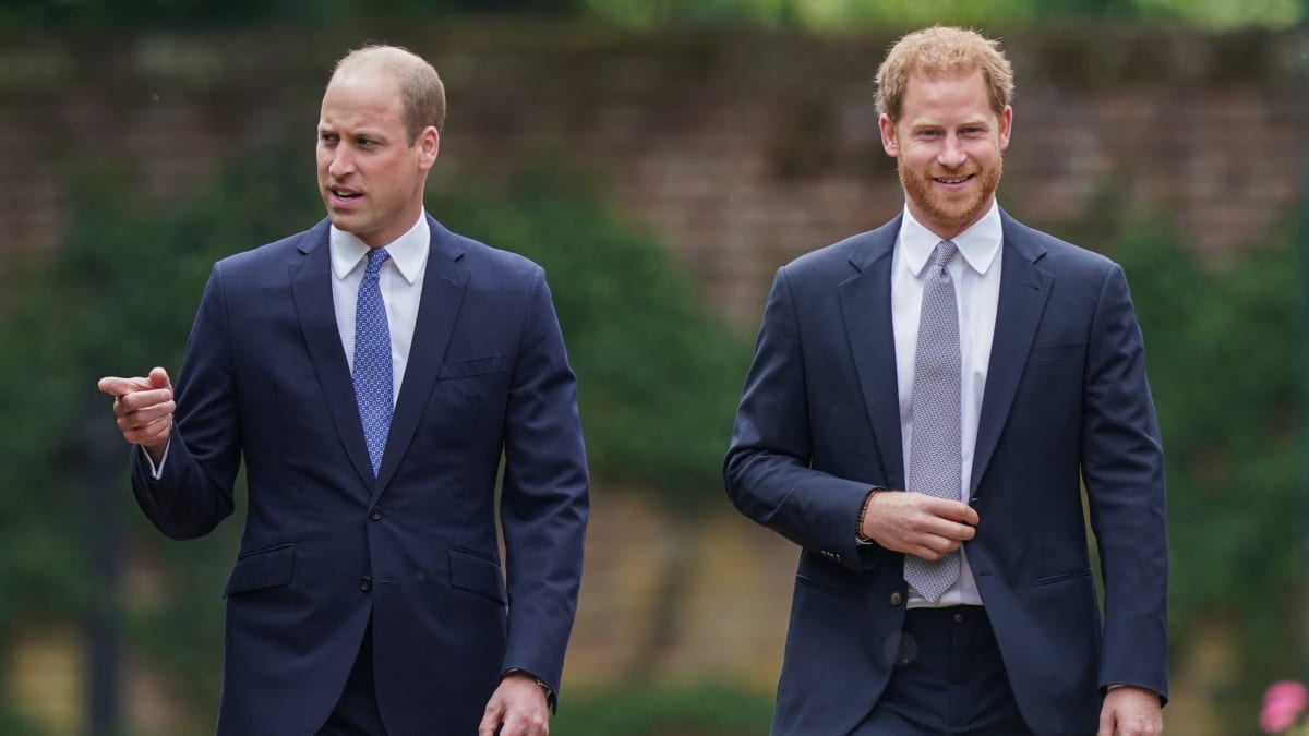 Prinssi William ja prinssi Harry rinnakkain.