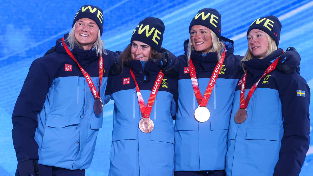 Ruotsin naiset Maja Dahlqvist, Ebba Andersson, Frida Karlsson ja Jonna Sundling saavuttivat Pekingin olympialaisissa viestipronssia. 