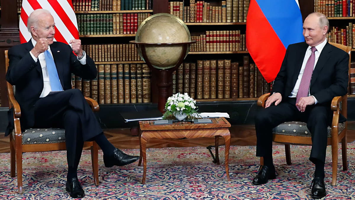 Presidentit Biden ja Putin tapaaminen kesäkuussa.