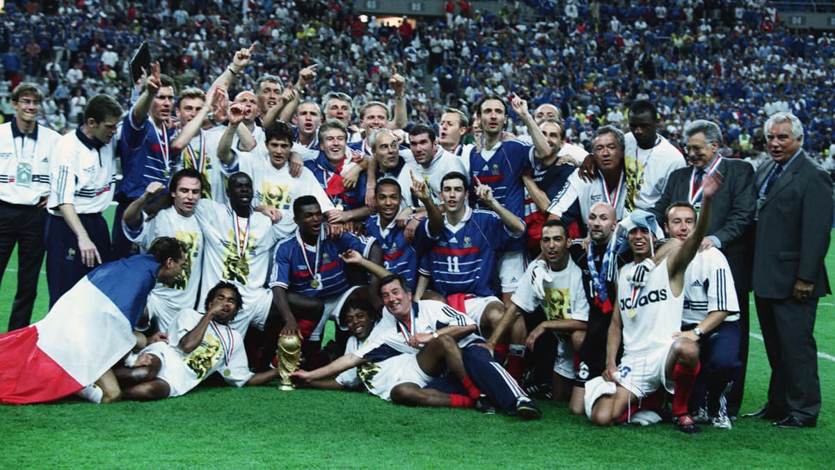 Ranskan MM-kultajoukkue 1998.