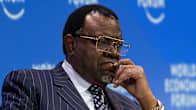 Namibian presidentti Hage Geingob.