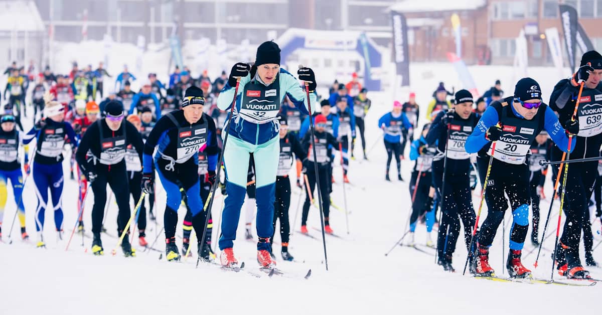 Vuokatti Skiing Held on Traditional Routes Despite Low Snowfall