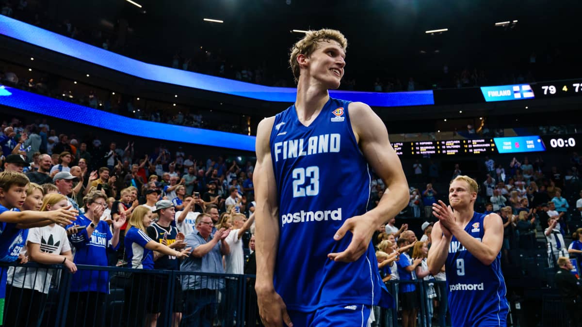 Sasu Salin pussitti Susijengille Viro-ottelussa 20 pistettä, Lauri Markkanen 18.