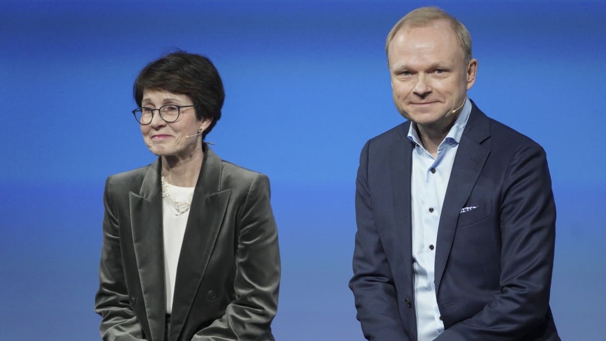 Nokian info toimitusjohtajan vaihdosta, Pekka Lundmark ja Sari Baldauf