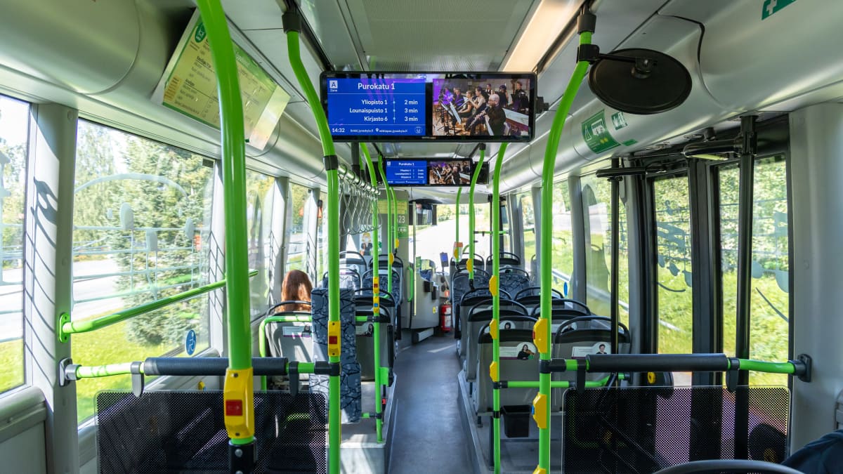 Elokuussa yksi Jyväskylän paikallisliikenteen busseista muutettiin soivaksi linkiksi.