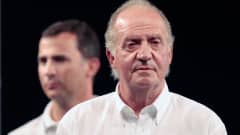 Espanjan kuningas Felipe VI sekä hänen isänsä, vuonna 2014 kruunusta luopunut Juan Carlos.