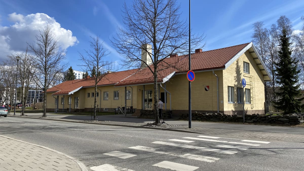 Päiväkotina toiminut Gävlenlinna kuuluu suojeltavien rakennusten joukkoon. 