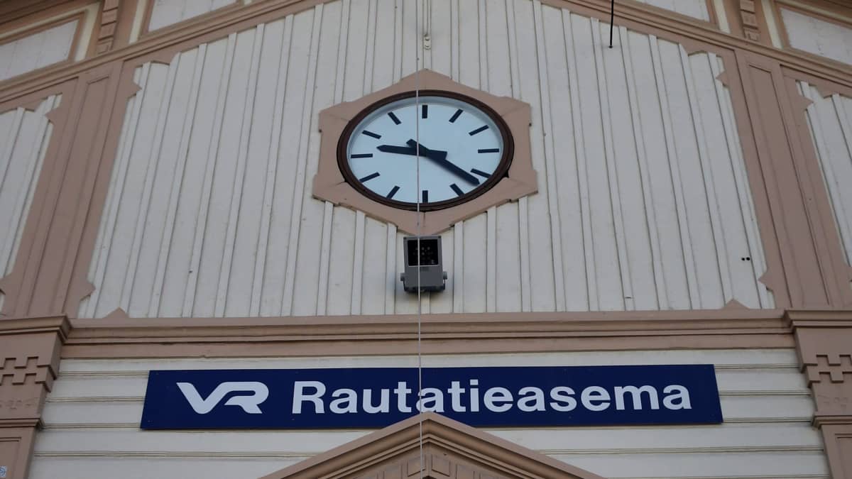 Oulun rautatieasema.