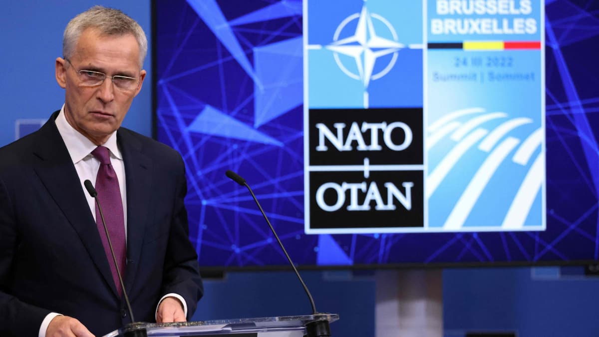 Naton pääsihteeri Jens Stoltenberg.