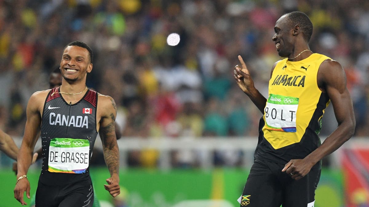 De Grasse ja Bolt Riossa 2016.