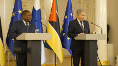 Suomen kehitysyhteistyön kumppanin Mosambikin presidentti Filipe Nyusi vierailee Suomessa.