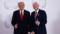 Donald Trump ja Gianni Infantino Gazan rauhanneuvotteluissa 13.10.2025 Sharm El-Sheikhissa, Egyptissä.