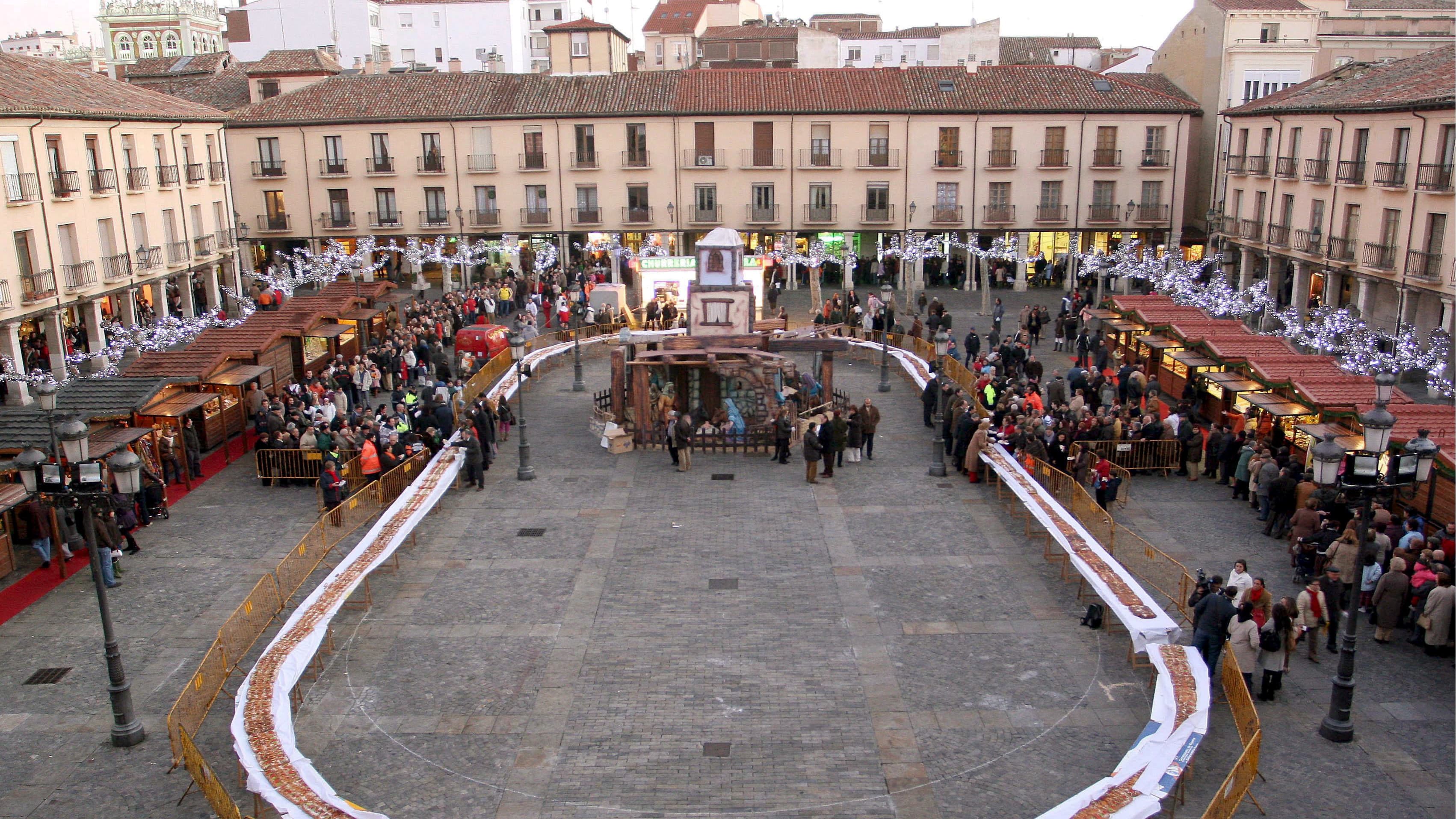 Kuvassa Espanjassa sijaitsevan Palencian kaupungin keskusaukio