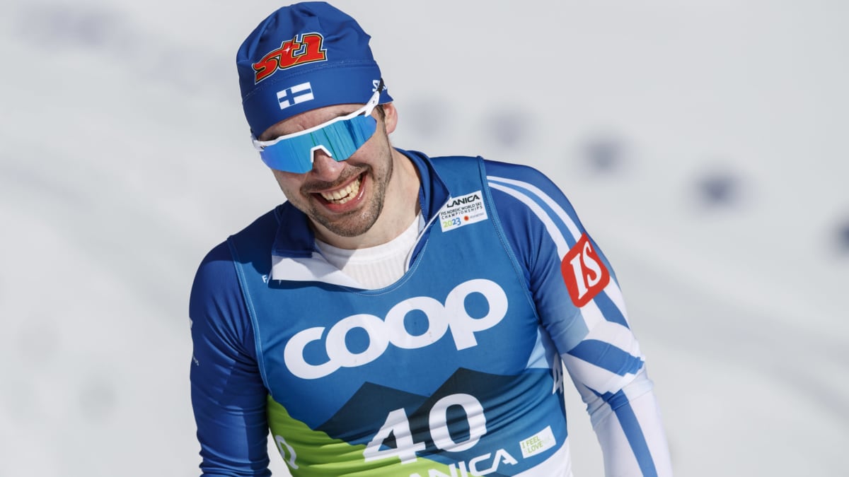 Ristomatti Hakola miesten 50 kilometrin jälkeen.