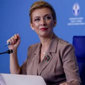 Venäjän ulkoministeriön tiedottaja Marija Zaharova lokakuussa 2021.