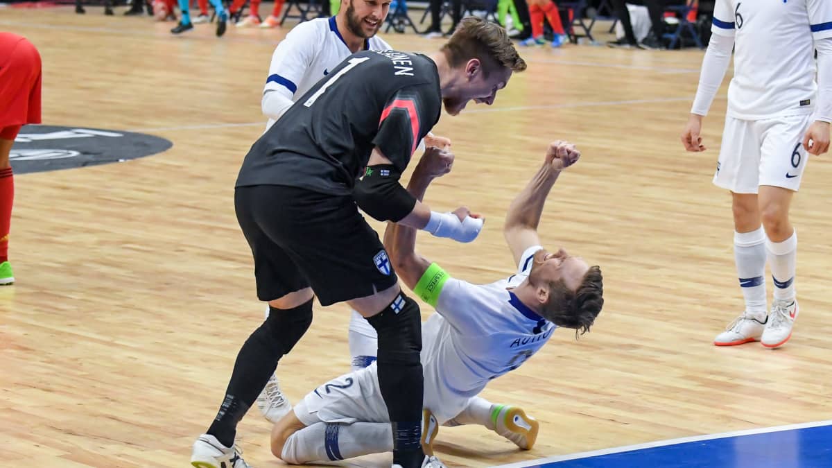 Panu Autio laukoi voittomaalin, kun Suomi voitti Belgian ja eteni futsalin EM-lopputurnaukseen. 
