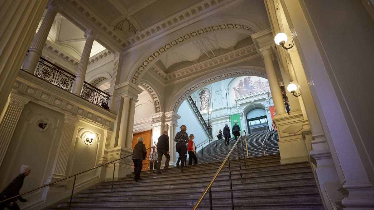 Ateneumin taidemuseon portaikko