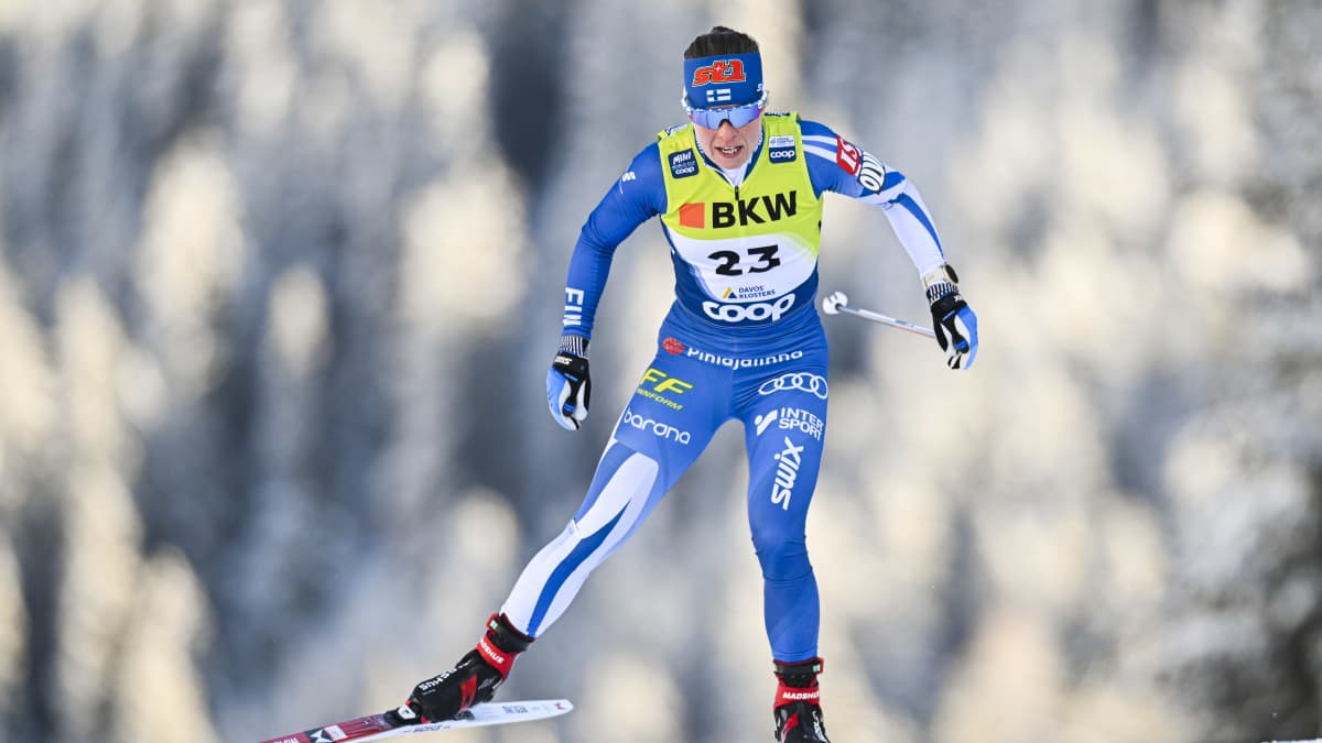 Krista Pärmäkoski hiihti viidenneksi Davosissa.