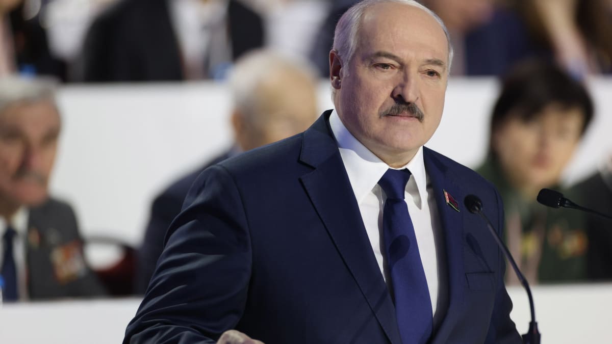 Valko-Venäjän presidentti Aljaksandr Lukašenka.