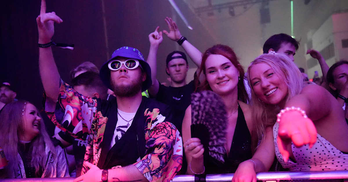 Hardstyle Dance Festival Celebrations: Lasers & Pyrotechnics