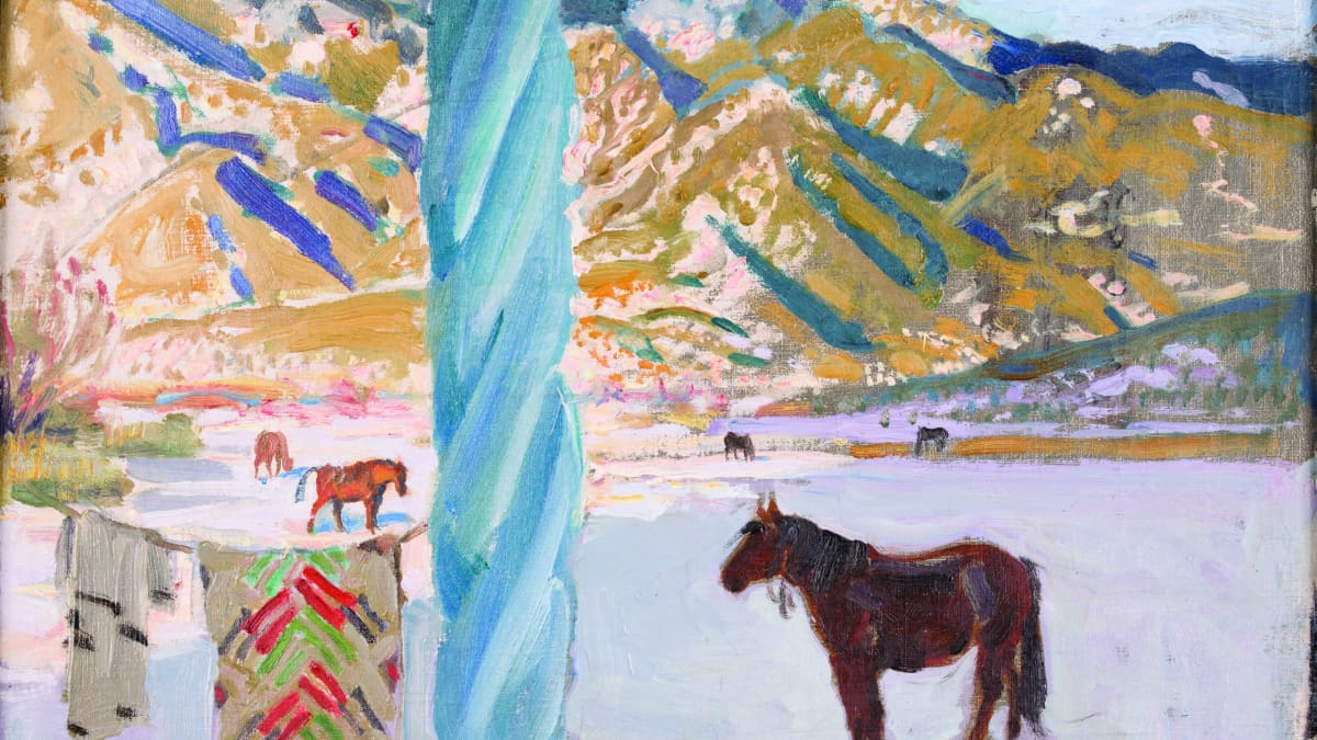  Akseli Gallen-Kallela, Näkymä Taos-vuorilta, 1924–1925