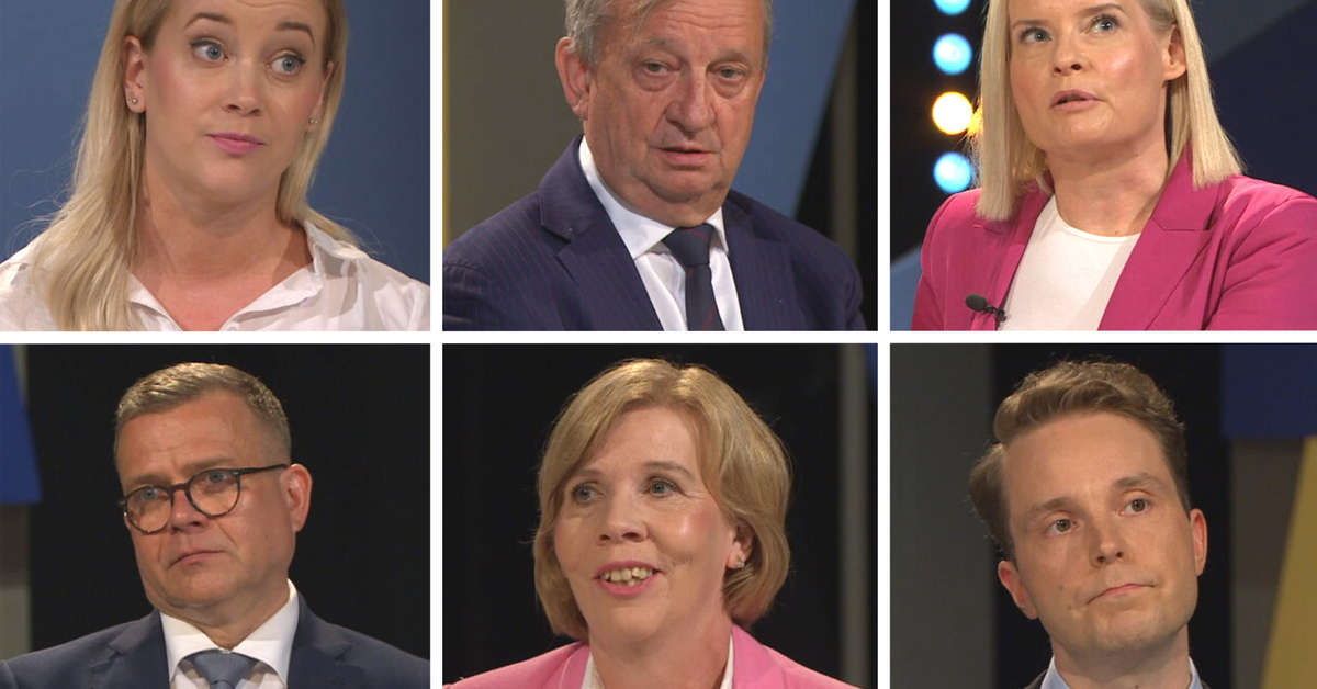 Läget i Gaza satte fart på partiledarna i Svenska Yles valdebatt – se ...