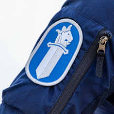 Poliisin hihamerkki.
