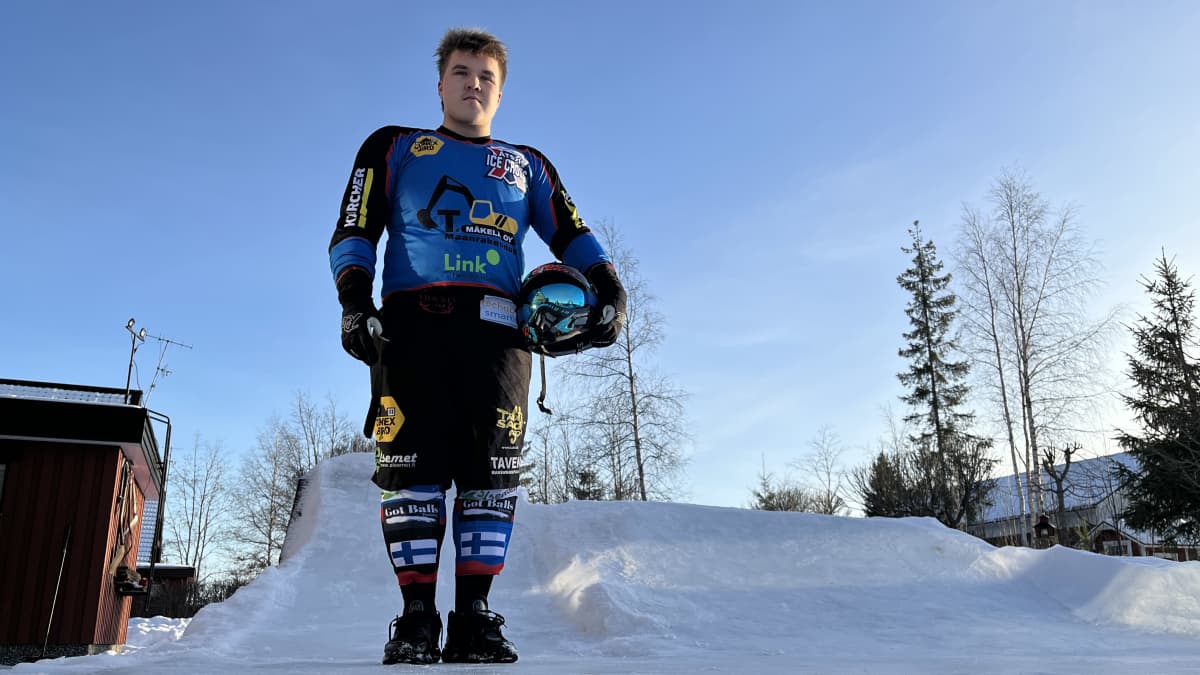 Linus Ollikainen tahtoo alamäkiluistelun maailmanmestariksi ja treenaa  vanhempiensa takapihalla | Yle Uutiset