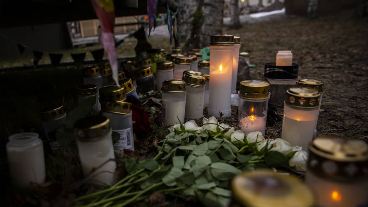 Koskelan henkirikoksen muistopaikka. 