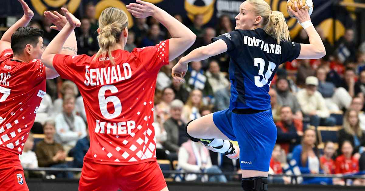 Kroatia aiheutti Suomen käsipallonaisille ison takaiskun