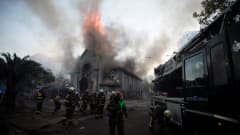 Kirkko palaa Chilessä protestien lopputulemana