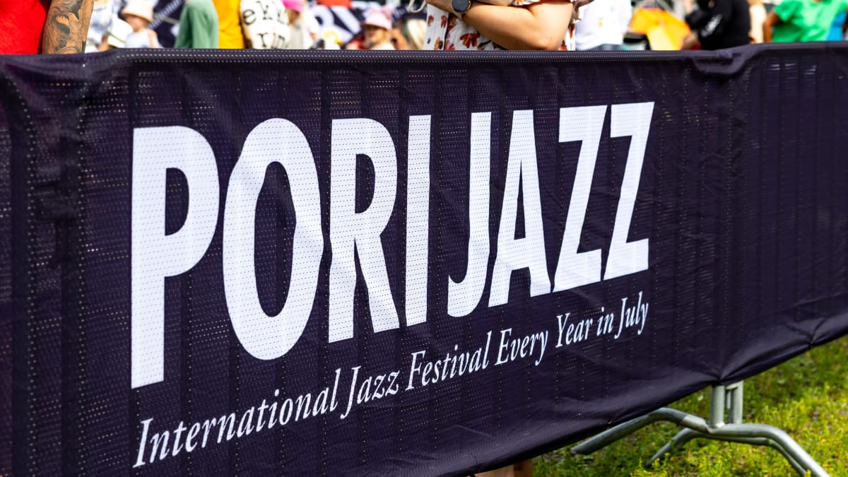 Pori Jazz Festival skylt.