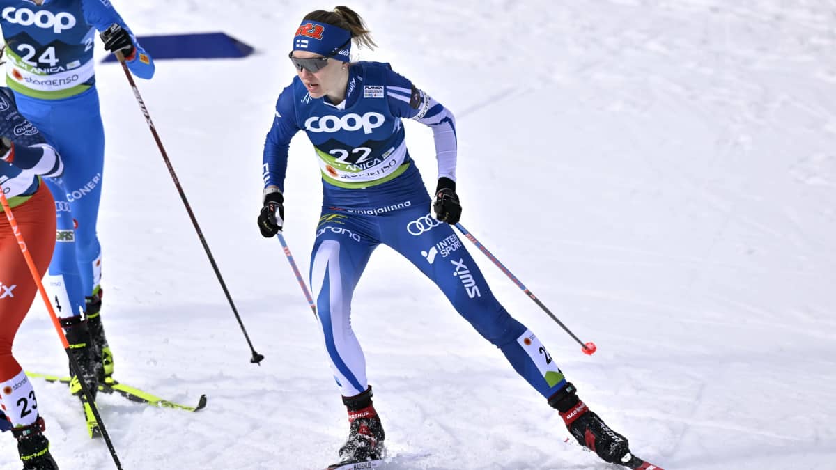 Eveliina Piippo naisten yhdistelmäkisassa.