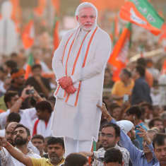 Premiärminister Narendra Modi ser ut att få förnyat förtroende efter fem år vid makten