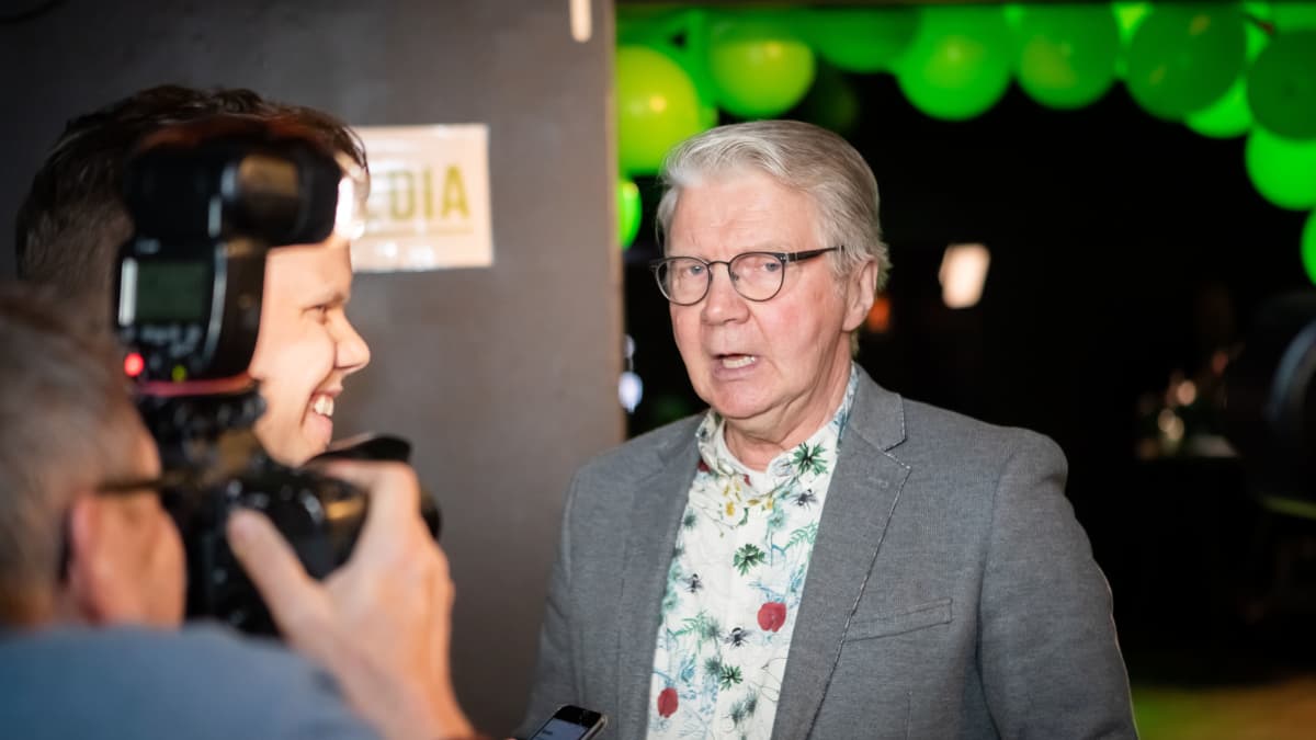 Eduskuntavaalit 2019. Vihreiden vaalivalvojaiset. Pirkka-Pekka Petelius.