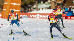 Ilkka Herola ja Eric Frenzel.