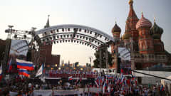 Venäläisurheilijat saivat todella lämpimän vastaanoton Moskovassa!
