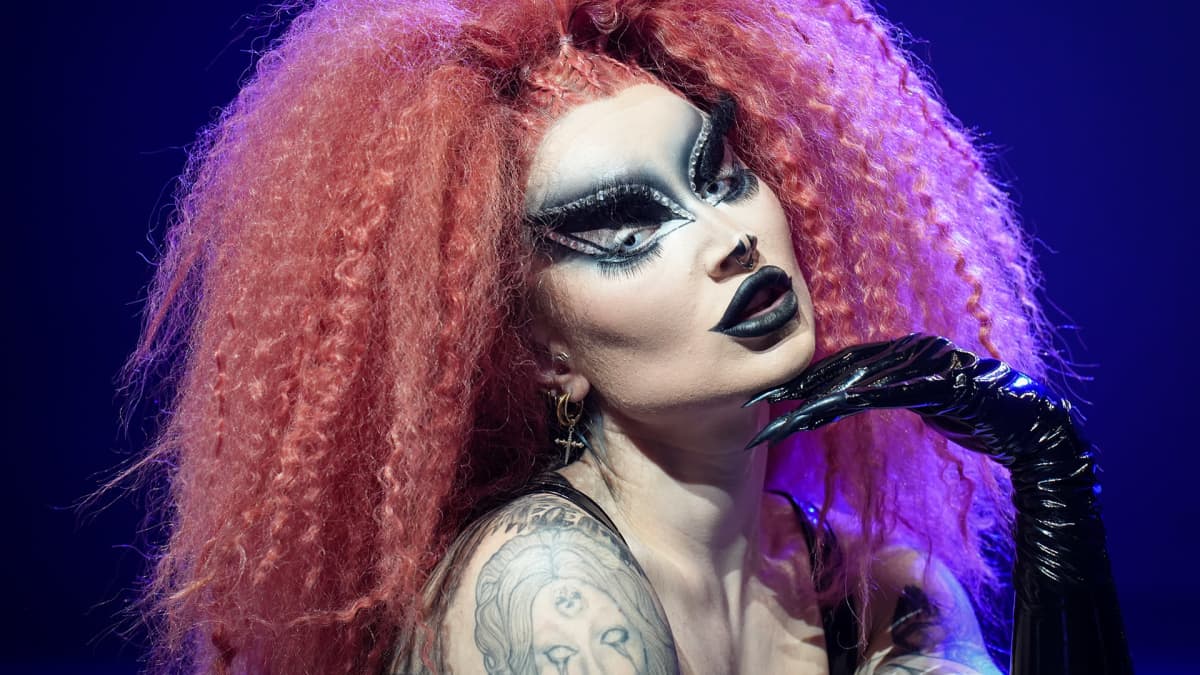 Itävaltalainen drag-artisti Pandora Nox. 