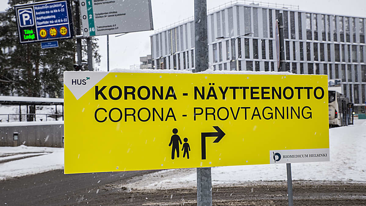 Opaste koronanäytteenottoon. 