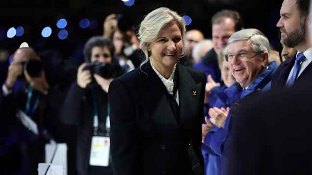 KOK:n uusi pomo Kirsty Coventry.