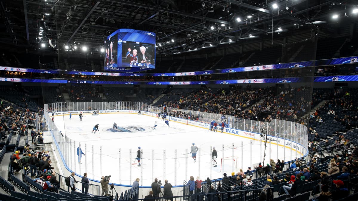 Colorado Avalanche harjoittelemassa Tampereella.