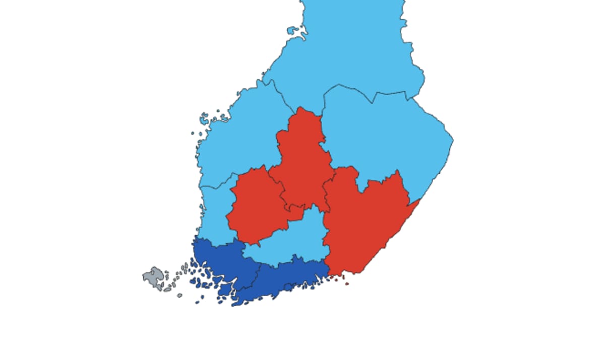 Suomen poliittinen värikartta muuttui kertaheitolla | Yle Uutiset