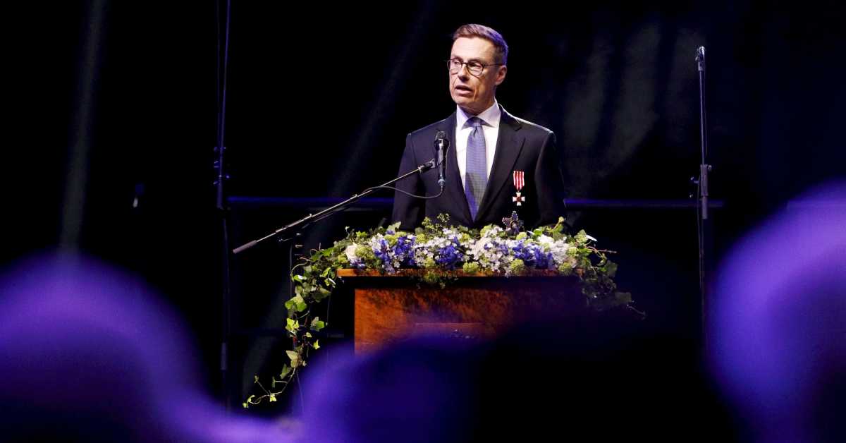 Veterandagen firas i Vasa president Alexander Stubb deltog i
