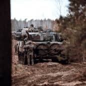 Saksalaisia Nato-harjoituksessa Liettuassa maaliskuussa.