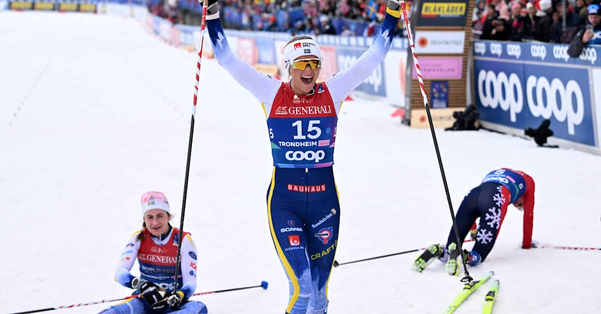 Frida Karlsson calls after a tense finish – Therese Johaug criticizes the champion's actions during the race