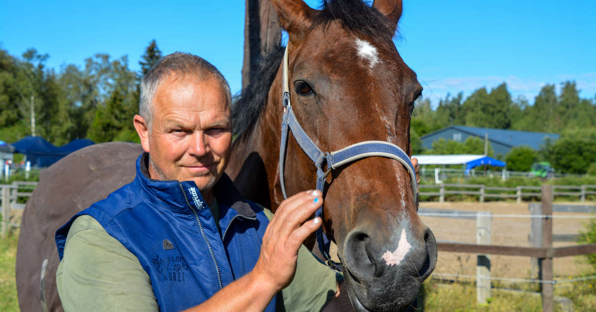 Ben Simonsén från Savijärvi gård tog NM-brons i spannkörning trots ...