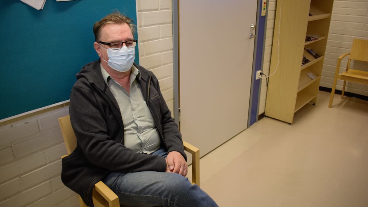Kimmo Mattila tuli pyytämään aikaa paikan päälle Turun keksustan terveysasemalle.