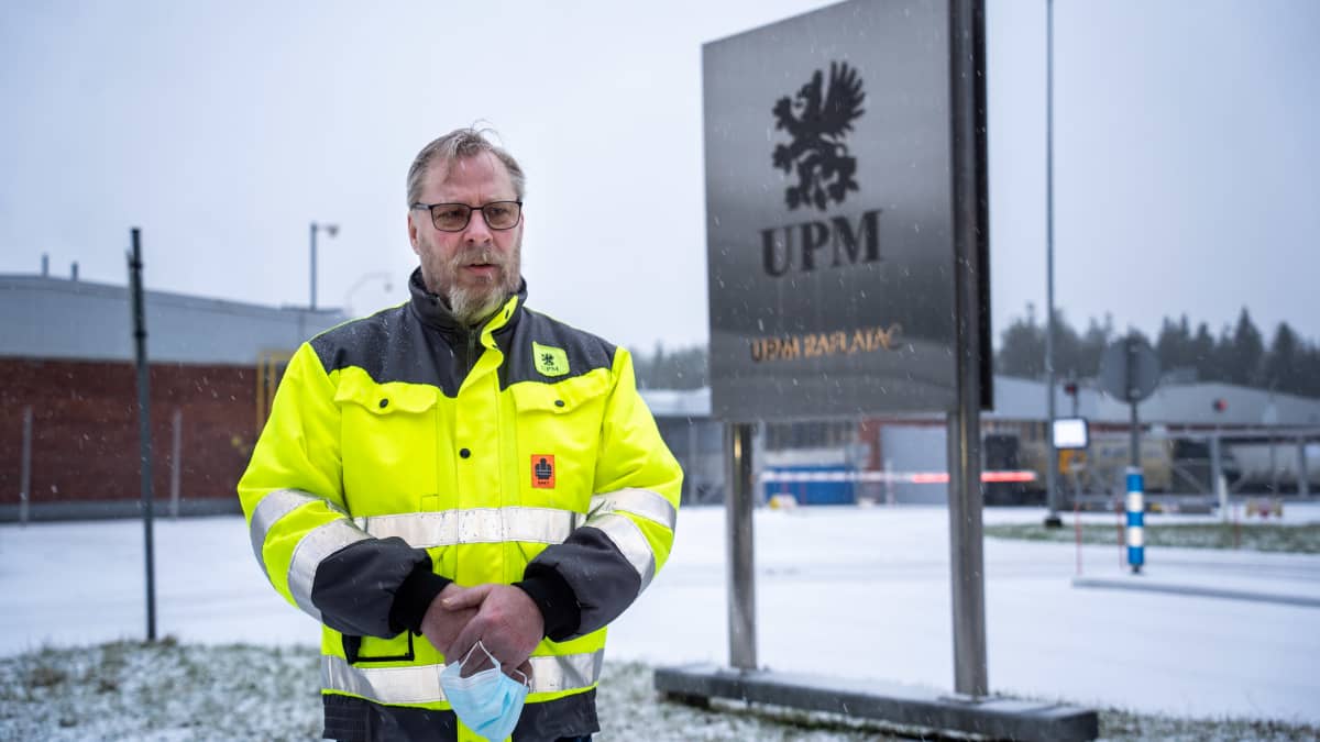 Pääluottamusmies Pertti Niemi, UPM Raflatac.